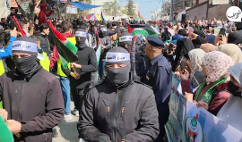 مسيرة طلابية بمدينة غزة نصرةً للقدس والمسجد الأقصى والأسرى في سجون الاحتلال ودعمًا للمـقـاومة بالضفة الغربية