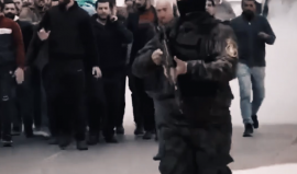 قوات أمن السلطة تعتدي على مسيرة تشييع الشهيد القسامي عبد الفتاح خروشة في نابلس وتسقط جثمانه على الأرض