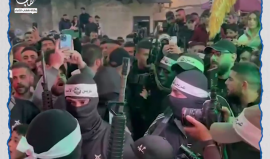 حُراس جنين ونابلس يشاركون الأهالي فرحتهم بقدوم شهر رمضان المبارك