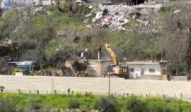 هدم آليات الاحتلال لمنازل الفلسطينيين