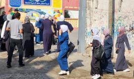 أجواء اليوم الأول من تقديم الطلبة امتحانات الثانوية العامة في قطاع غزة