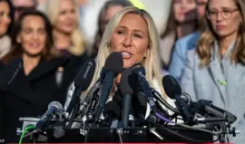 النائبة الجمهورية المنتهية ولايتها عن الحزب الجمهوري، مارجوري تايلور غرين