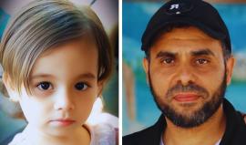 أبو عبيدة وطفلته الشهيدة منى