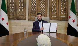 الرئيس السوري أحمد الشرع