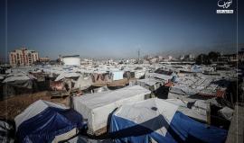 خيام النازحين في غزة