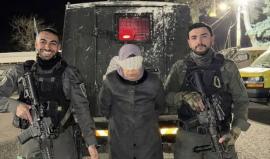 الصورة التي نشرها الاحتلال لاعتقال زوجة المهندس يحيى عياش