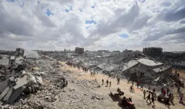 الدمار الذي خلفه قصف الاحتلال في منازل المواطنين بغزة