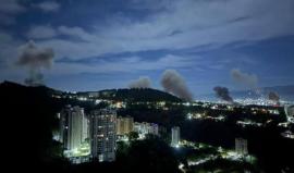 القصف الذي تعرضت له العاصمة كاراكاس