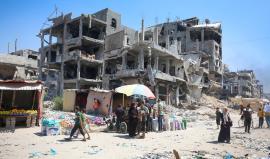 انهيار اقتصادي في قطاع غزة