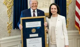 ترامب يشيد بهدية ماتشادو… ومعهد نوبل يحسم الجدل حول منح الميدالية