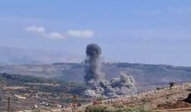 الاحتلال يشن سلسلة غارات جوية على مواقع متفرقة جنوب لبنان
