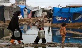 الشتاء يفاقم الأزمة الإنسانية في غزة بشكل "خاص" للأطفال والمسنين