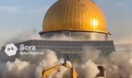 مستوطنون متطرفون يحاكون "هدم المسجد الأقصى" بالذكاء الاصطناعي