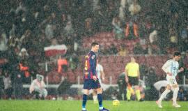 فضيحة بالبنية التحتية في "كامب نو" بعد فوز برشلونة على أوفييدو