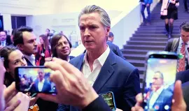 حاكم ولاية كاليفورنيا غافين نيوسوم