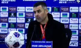 المدير الفني لمنتخب فلسطين لكرة القدم إيهاب أبو جزر