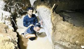 الدفاع المدني بغزة: 3 وفيات في غزة خلال محاولات حفر آبار مياه بسبب الانهيارات الرملية