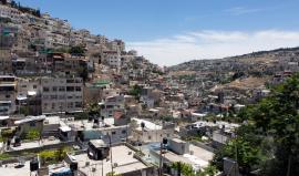 حي البستان في بلدة سلوان