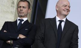 السويسري جياني إنفانتينو و السلوفيني ألكسندر تشيفرين