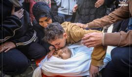 وداع شهيد في غزة