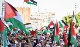 وقفة حاشدة في الرباط تندد بحصار غزة وتطالب بإدخال المساعدات