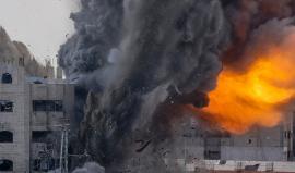 قصف سابق للاحتلال على غزة