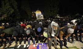 صلاة التراويح في المسجد الأقصى