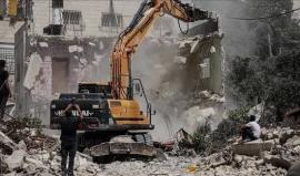 الاحتلال يهدم منازل ومحال تجارية في جنين والقدس -أرشيفية-