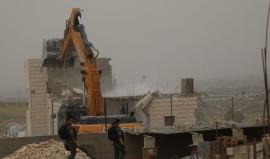 الاحتلال ينفذ عمليات هدم وتجريف في جنين ونابلس وقلقيلية