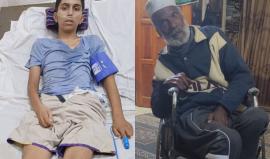 المسن محمد توفيق عايدية و الفتى محمد نبيل عبد السلام علي