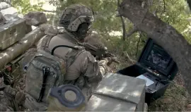 مقاتل من حزب الله خلال المواجهة الأخيرة مع الاحتلال- إعلام الحزب