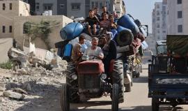 نازحون في غزة خلال حرب الإبادة الجماعية