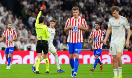 فالفيردي يحصل على بطاقة حمراء