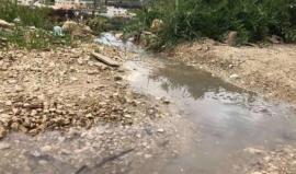 الاحتلال يدمر خط مياه في سبسطية شمال غرب نابلس