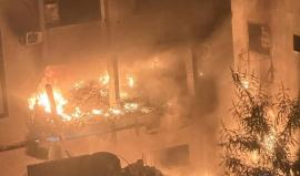 إصابات في استهداف إسرائيلي لشقة سكنية بغزة