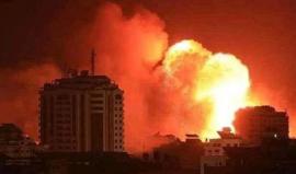 قصف على غزة صورة أرشيفية