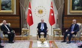 وفد من حماس يلتقي الرئيس أردوغان في إسطنبول ويبحث تطورات غزة والانتهاكات في القدس