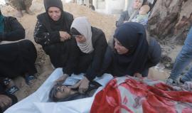 وداع شهيد في غزة