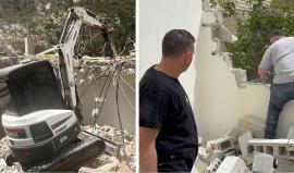 الاحتلال يُجبر مواطنين مقدسيين على هدم منزليهما في حي الصوانة