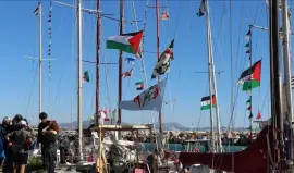 انطلاق سفن "أسطول الصمود" لكسر حصار غزة