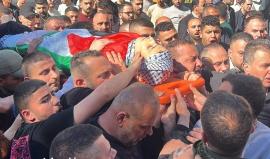 جماهير الضفة تشيع جثماني الشهيدين عودة عواودة ويوسف اشتية