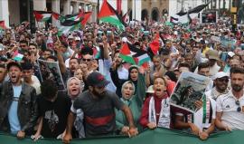 مظاهرات في المغرب نصرة للأسرى والأقصى وتنديد بقانون الإعدام