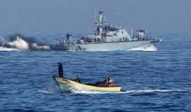 استهداف مراكب الصيادين في بحر غزة -أرشيف-