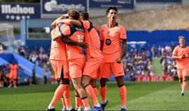 برشلونة يقترب خطوة اضافية من حسم اللقب بعد الفوز على خيتافي