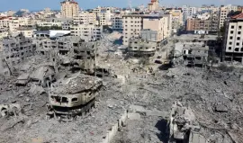 أكوام الركام في غزة