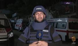 شهيدان بينهما الصحفي محمد وشاح بقصف مركبة في غزة