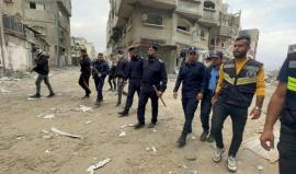 الشرطة بغزة توقف مطلقًا للنار خارج إطار القانون