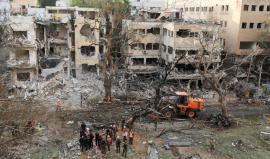 آثار الصواريخ الإيرانية داخل الأراضي المحتلة