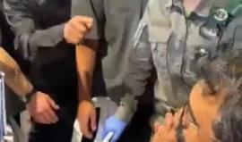 اعتداء المتطرف "بن غفير" على نشطاء أسطول الصمود