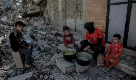 معاناة الأطفال في قطاع غزة